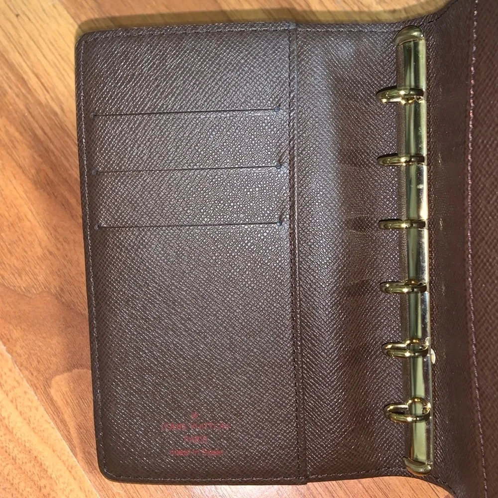 Authentic Louis Vuitton Damier Small Ring Agenda Cover